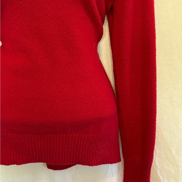 C-27 St. John’s Bay Red Long Sleeve PulloverSweater Size‎ M - Picture 3 of 16